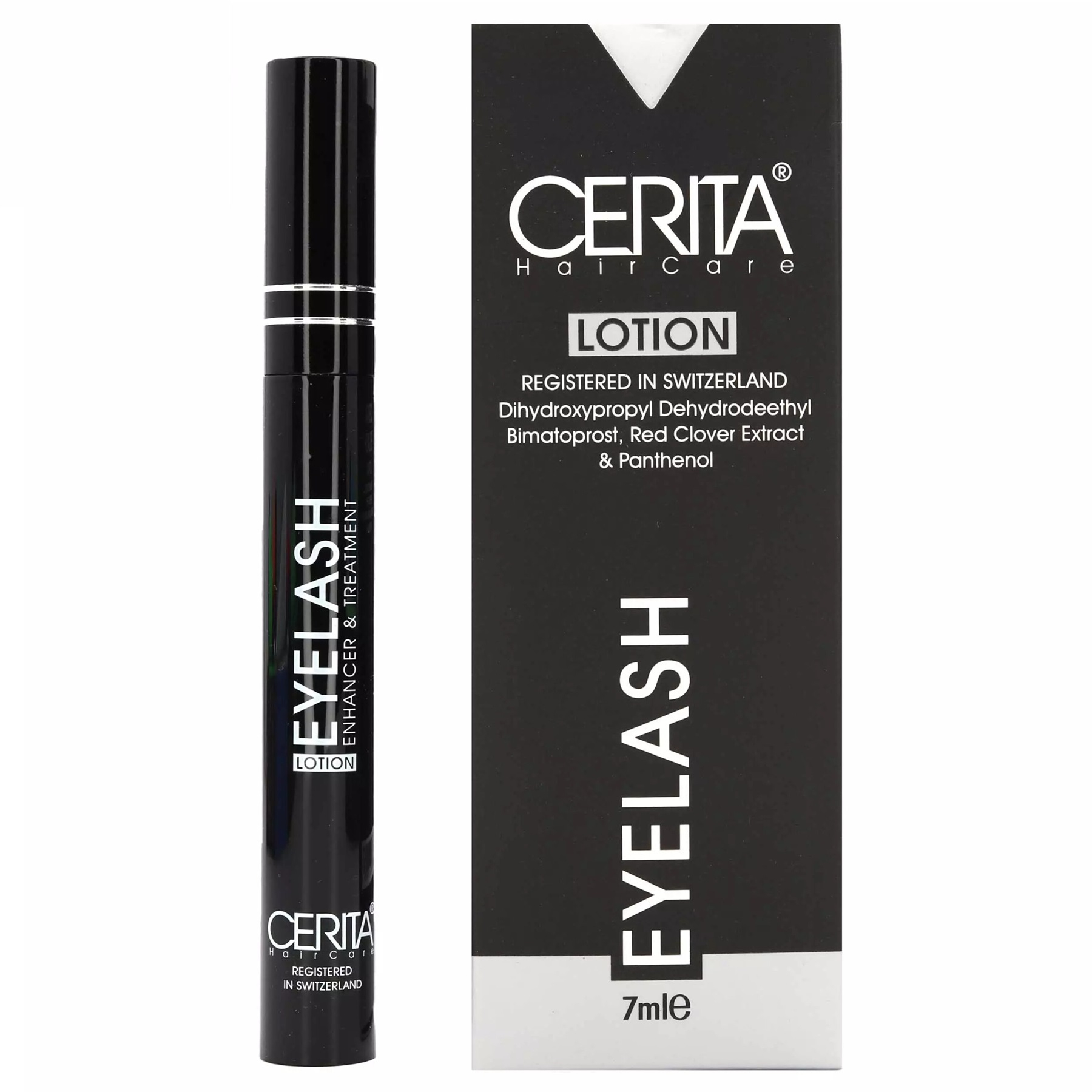 محلول تقویت کننده مژه سریتا مدل Lotion حجم 7 میلی لیتر به همراه سرم تقویت  کننده ابرو سریتا مدل Vitalize حجم 10 میلی لیتر