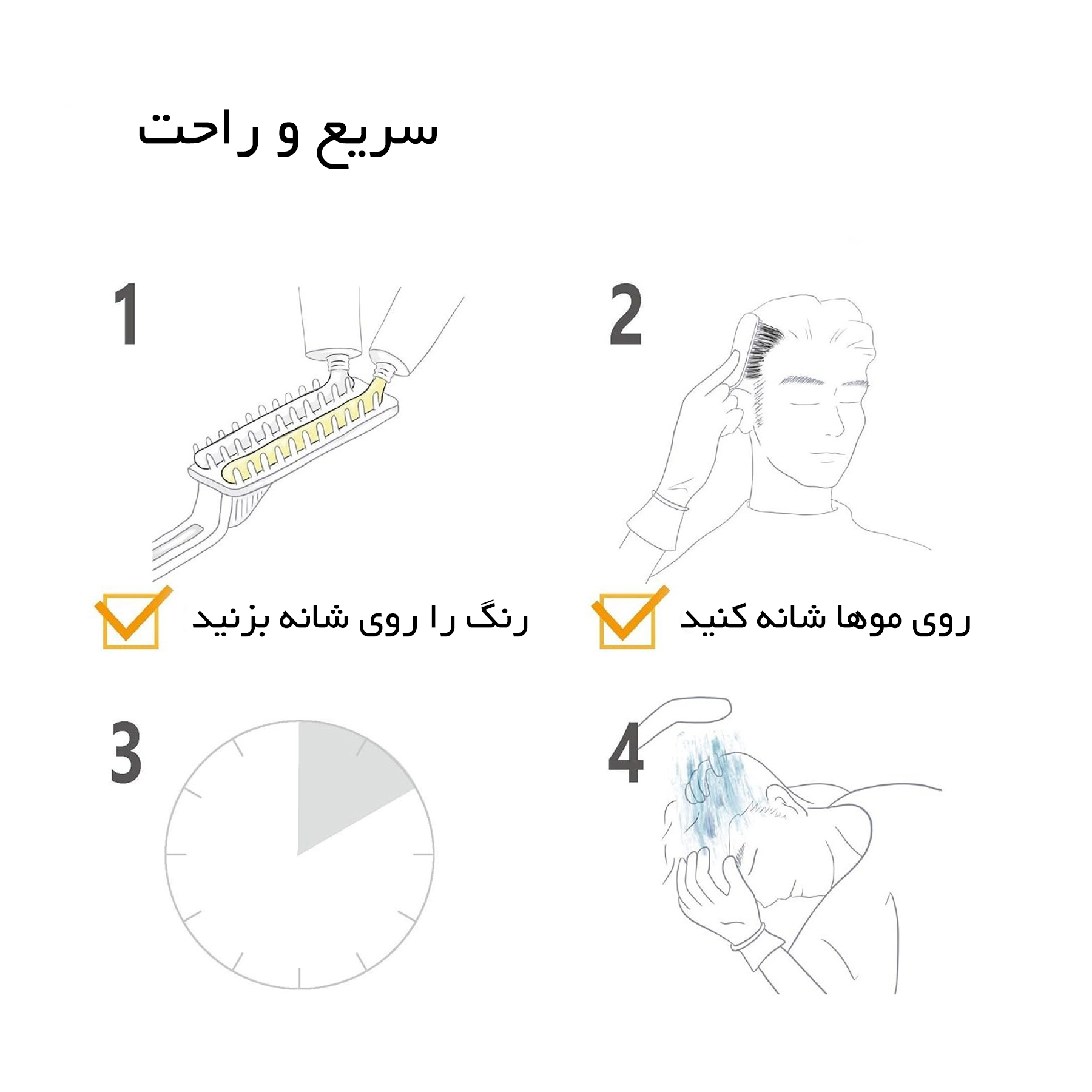 کیت رنگ مو بیگن سری speedy colour مدل brown black شماره 102