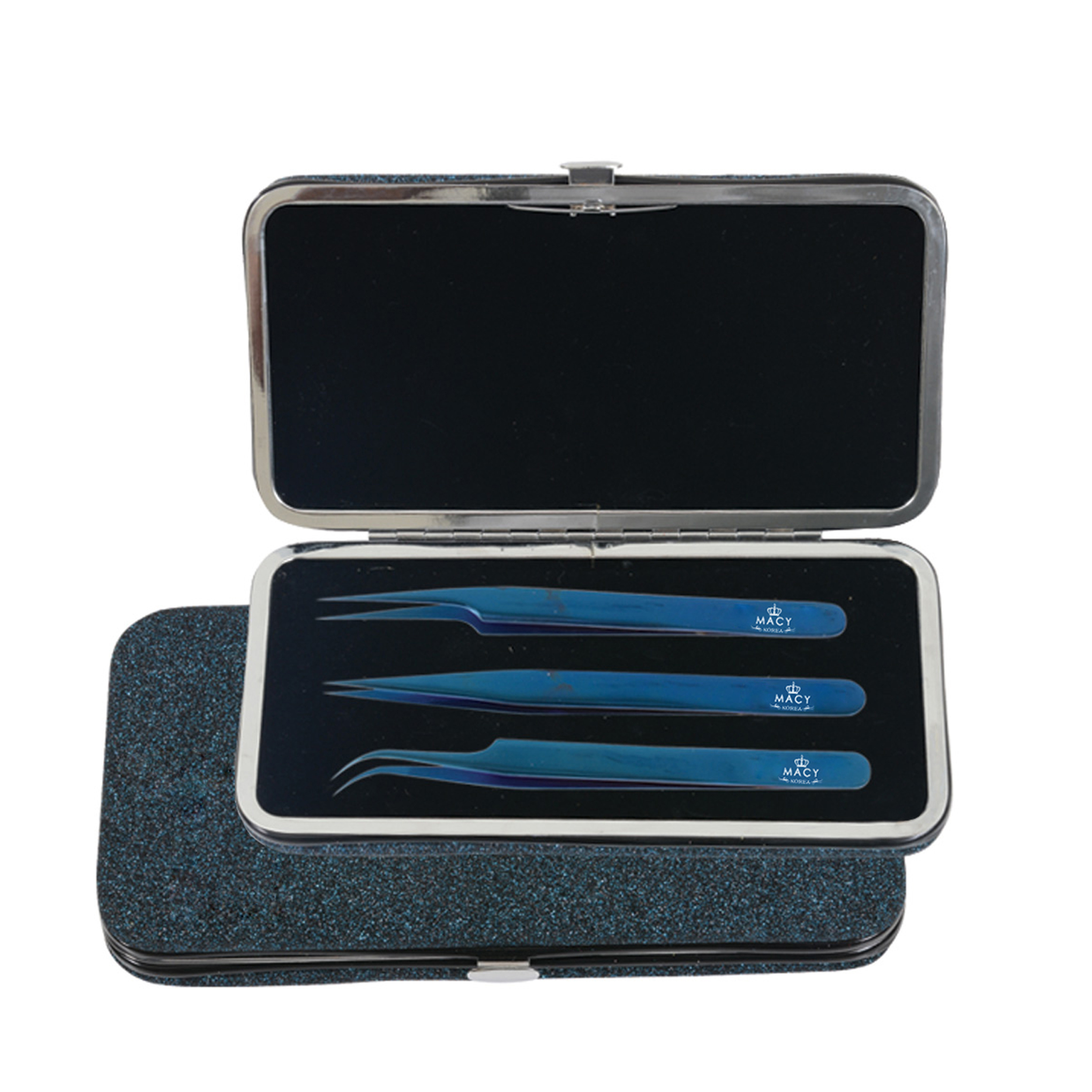 انبر اکستنشن مژه مکی مدل 1531 مجموعه 3 عددی