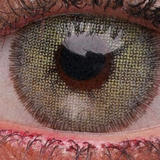 لنز چشم رویال ویژن کد ۹۹۰ رنگ سبز لیمویی دور ملایم