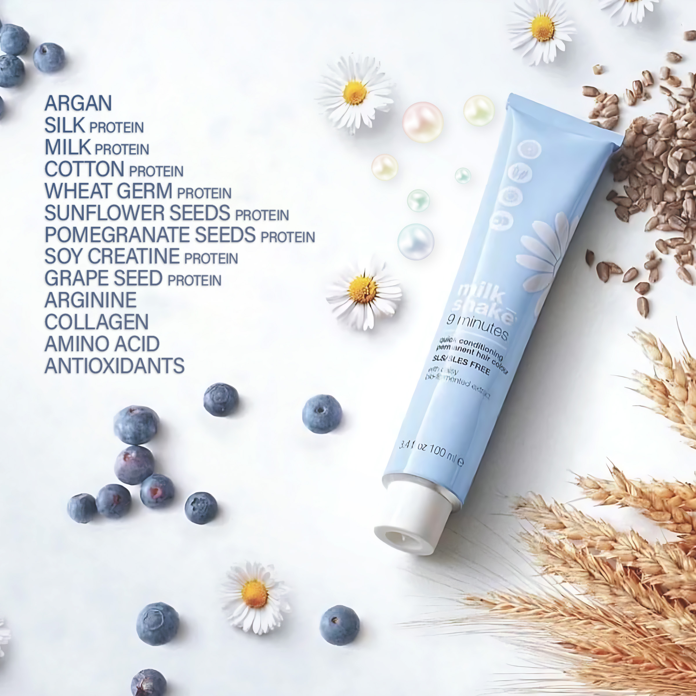 رنگ مو میلک شیک شماره 8.0 حجم 100 میلی لیتر رنگ بلوند روشن