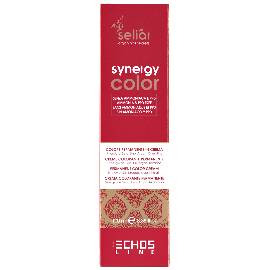 رنگ مو اچ اس لاین شماره 5.6 حجم 100 میلی لیتر رنگ فندقی قرمز روشن