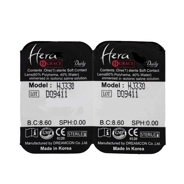 لنز چشم هرا گریس شماره 13  رنگ سبز خاکستری