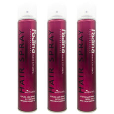 اسپری حالت دهنده مو پادینا مدل Extra Hold حجم 500 میلی لیتر مجموعه 3 عددی