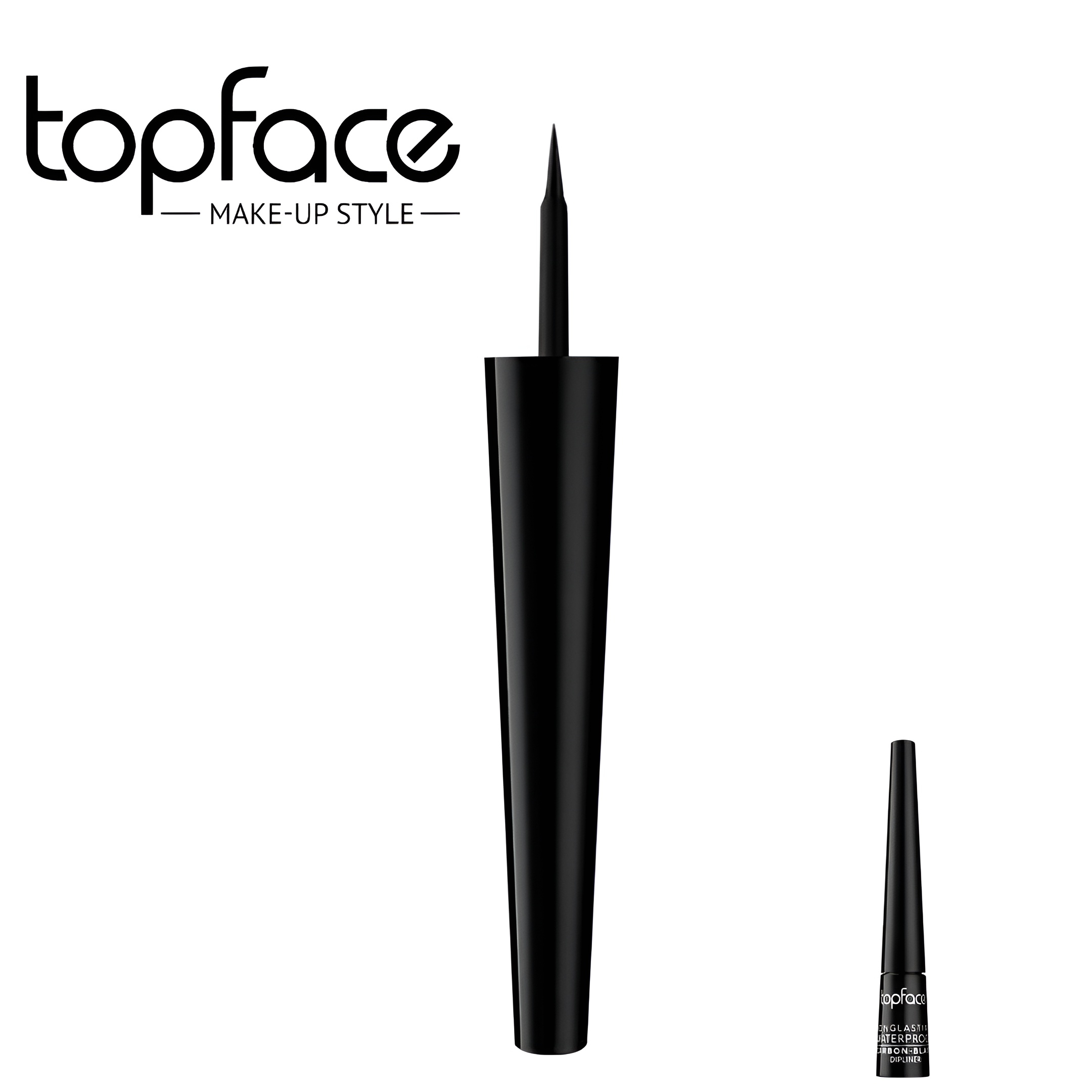 خط چشم تاپ فیس مدل CARBON BLACK WATERPROOF شماره 1