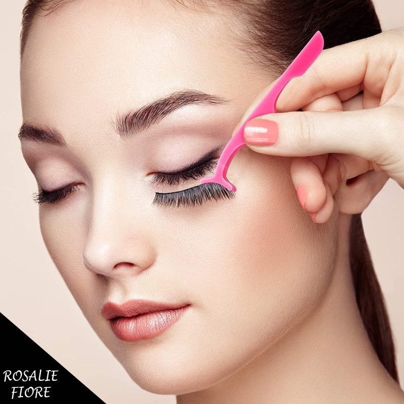 پنس مژه رزالی فیوره مدل TOPX03 به همراه انبر اکستنشن مژه