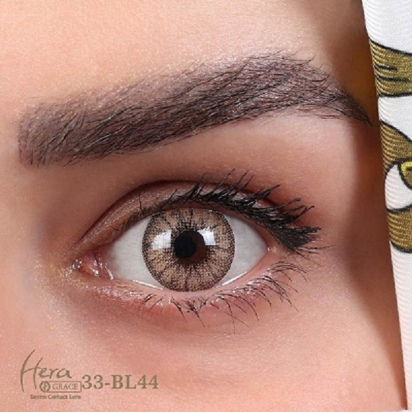 لنز چشم گریس هرا شماره 33 مدل BL 44 رنگ عسلی