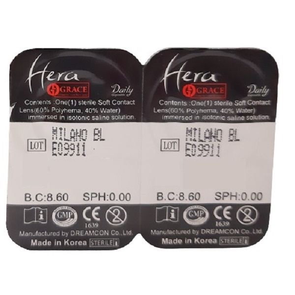 لنز چشم گریس هرا شماره 21 مدل AQXA  رنگ سبز آبی