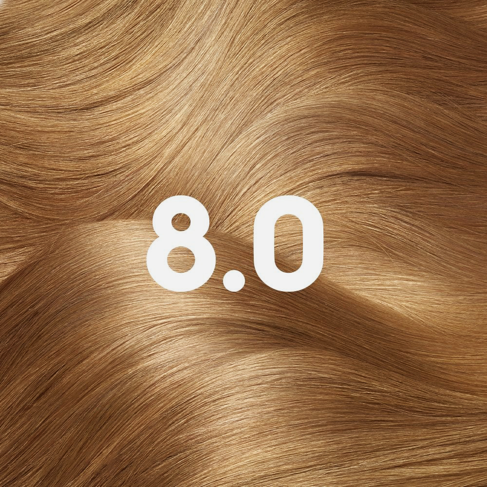 رنگ مو میلک شیک شماره 8.0 حجم 100 میلی لیتر رنگ بلوند روشن