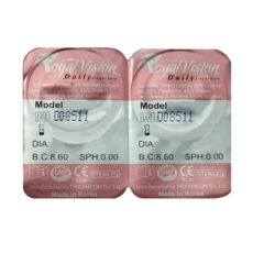 لنز چشم رویال ویژن کد 377 رنگ سبز متوسط هاله دار