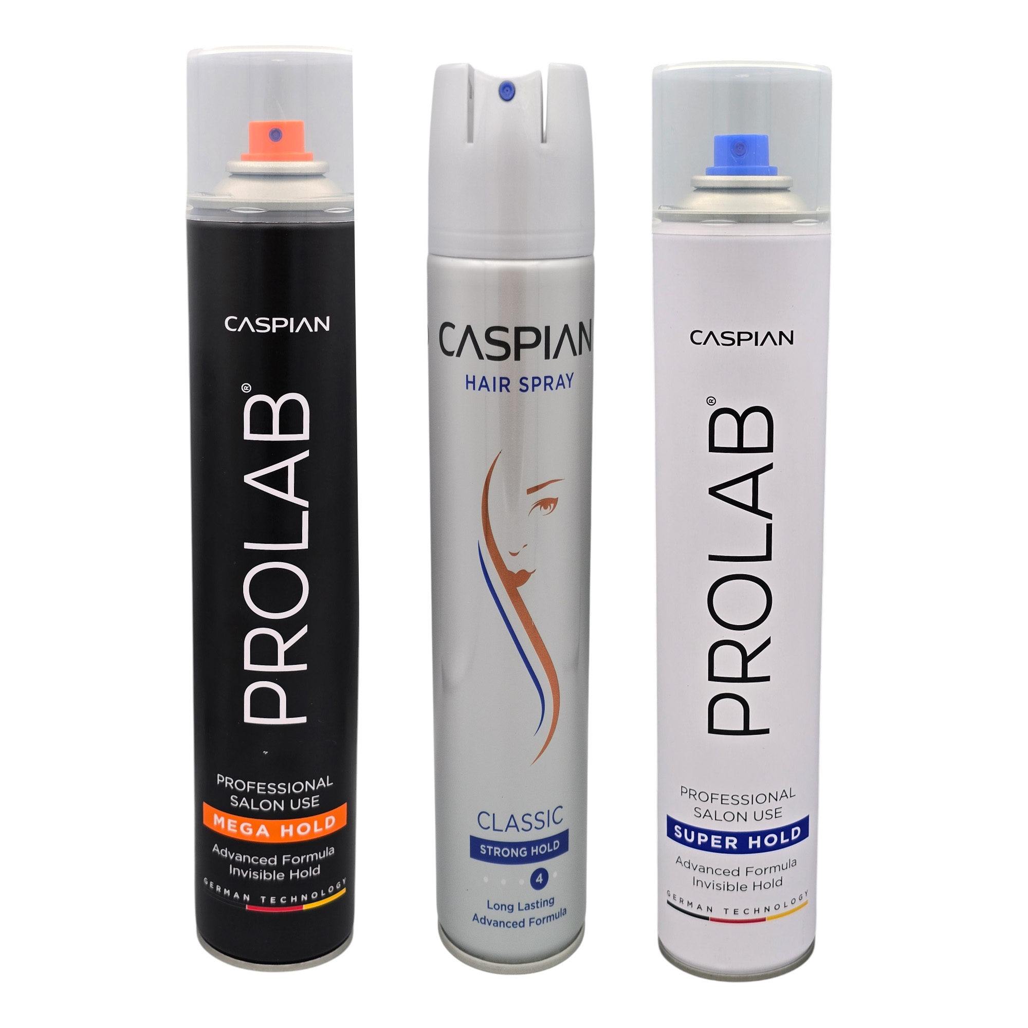 اسپری مو کاسپین مدل Classic Prolab حجم 500 میلی لیتر  بسته 3 عددی