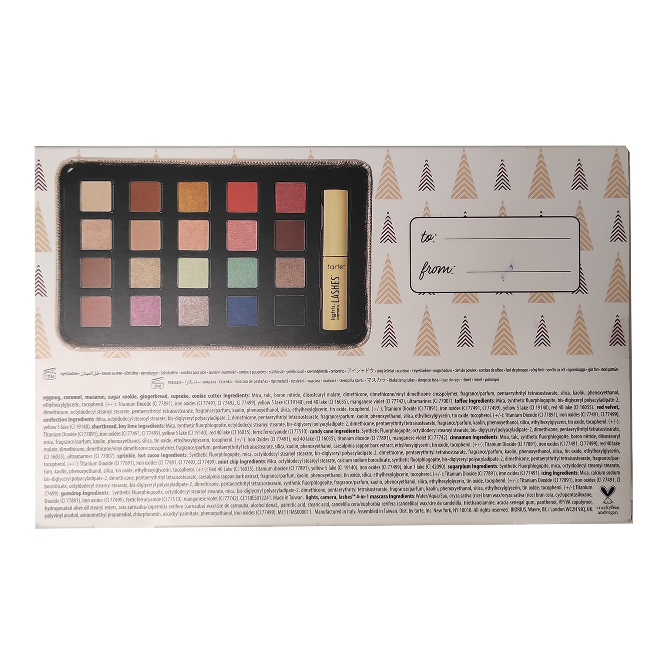 پالت سایه چشم تارت مدل آی کندی به همراه ریمل