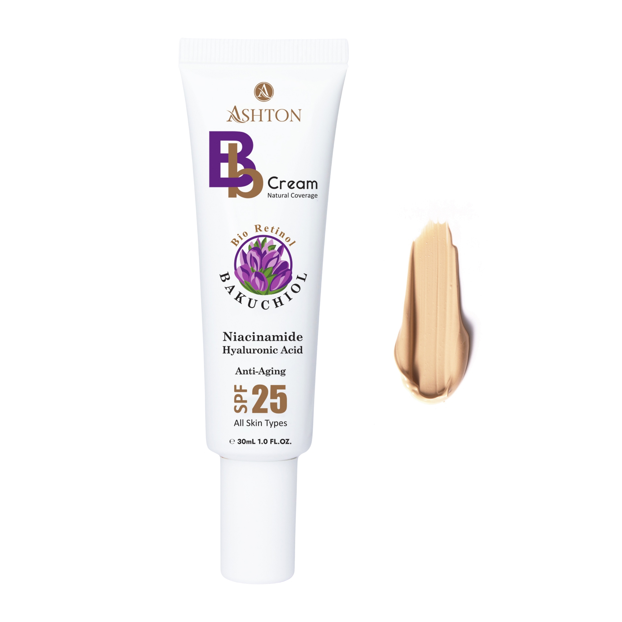 کرم پودر BB اشتون شماره 61 حجم 30 میلی لیتر