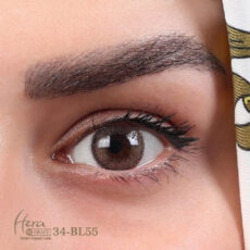 لنز چشم گریس هرا شماره 34 مدل BL 55 رنگ عسلی دور تیره