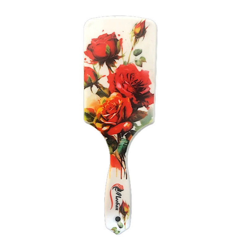 برس مو موبان مدل گلدار بسته 12 عددی