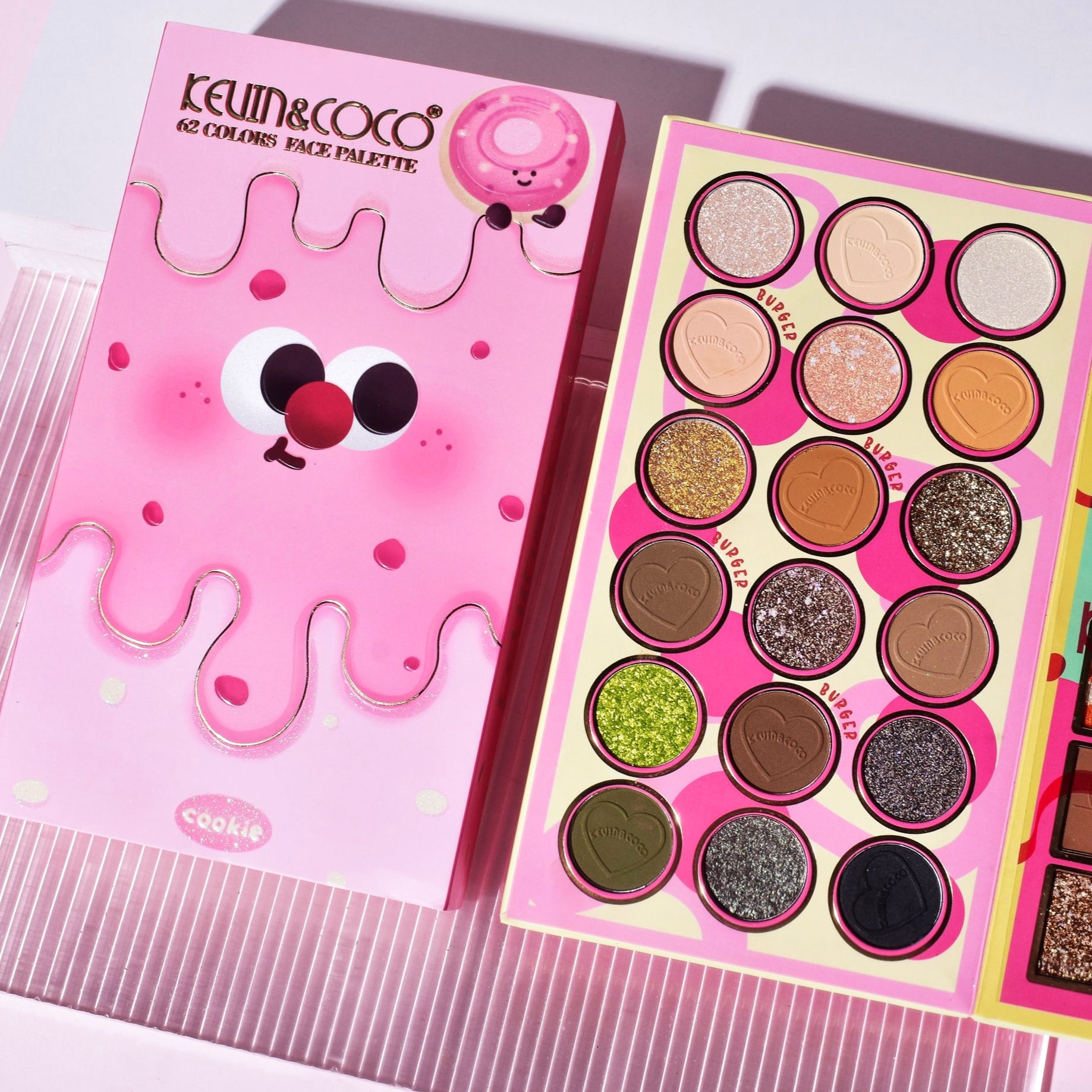 پالت آرایش صورت کوین کوکو مدل کوکی کد 01