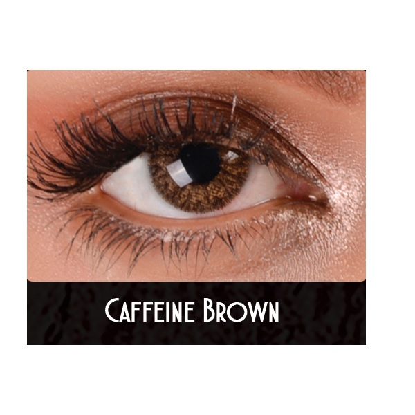 لنز چشم فنتسی مدل ملو  رنگ نسکافه ای عسلی