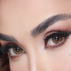 لنز چشم هرا کد Fa32 رنگ سبز عسلی