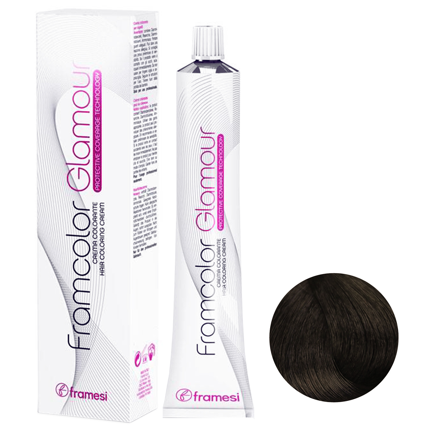 رنگ مو فرامسی شماره 3 حجم 100 میلی لیتر رنگ بلوطی تیره