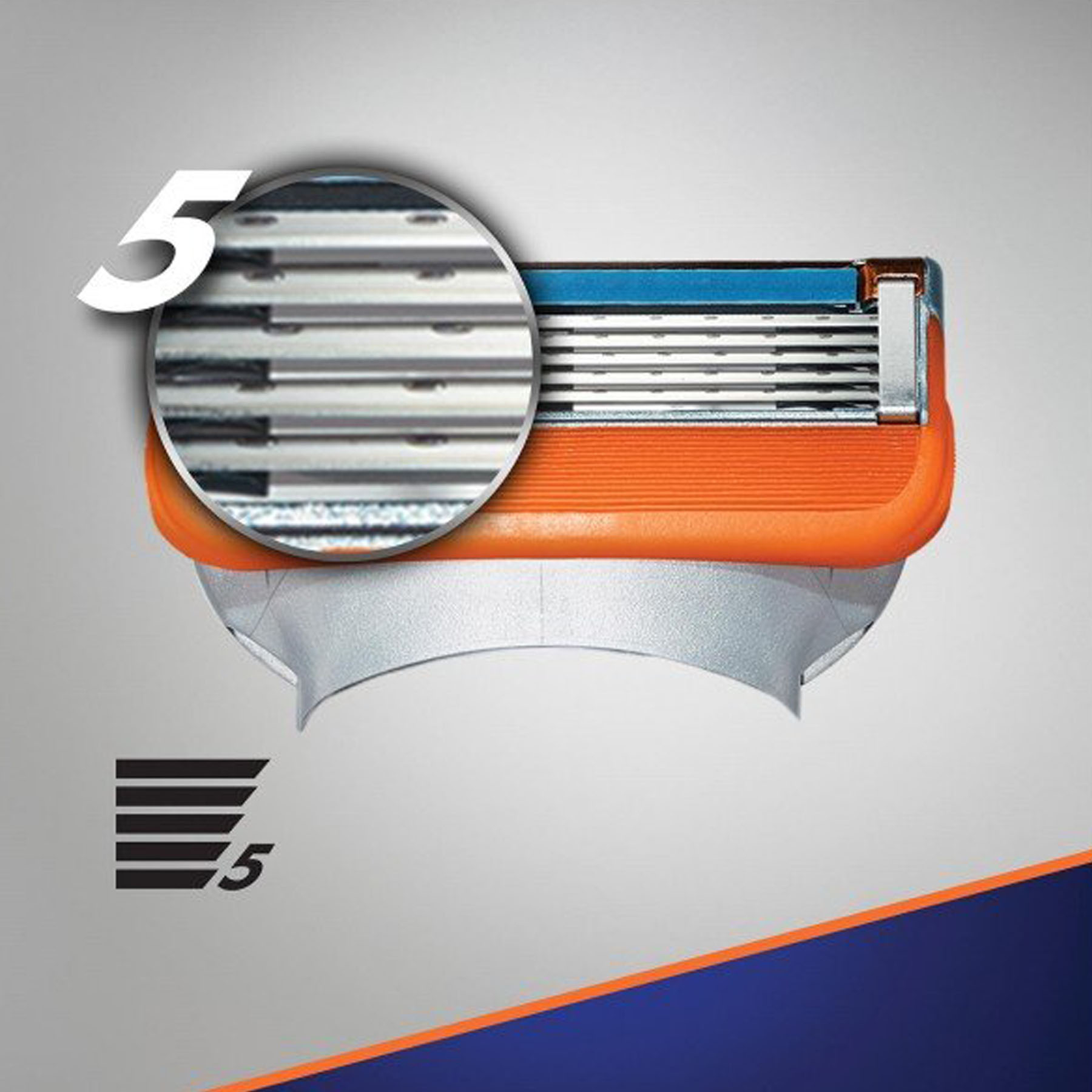 تیغ یدک ژیلت مدل 5 Fusion Power بسته 4 عددی