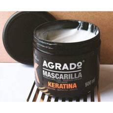 شامپو مو آگرادو مدل کراتین حجم 400 میلی لیتر مجموعه 2 عددی به همراه ماسک مو آگرادو مدل کراتین حجم 500 میلی لیتر