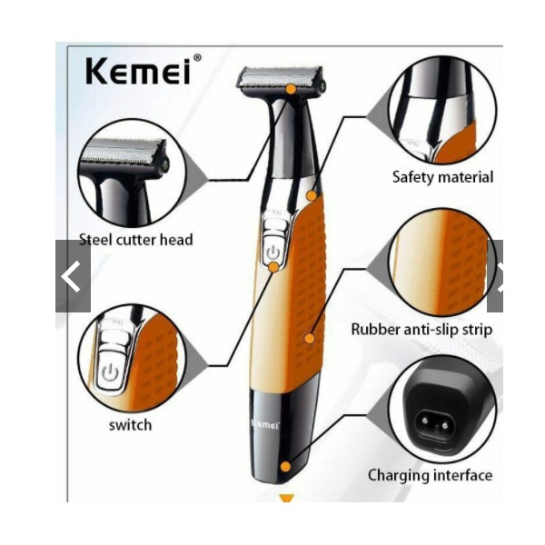 ست ماشین اصلاح موی صورت و بدن کیمی مدل km-1910