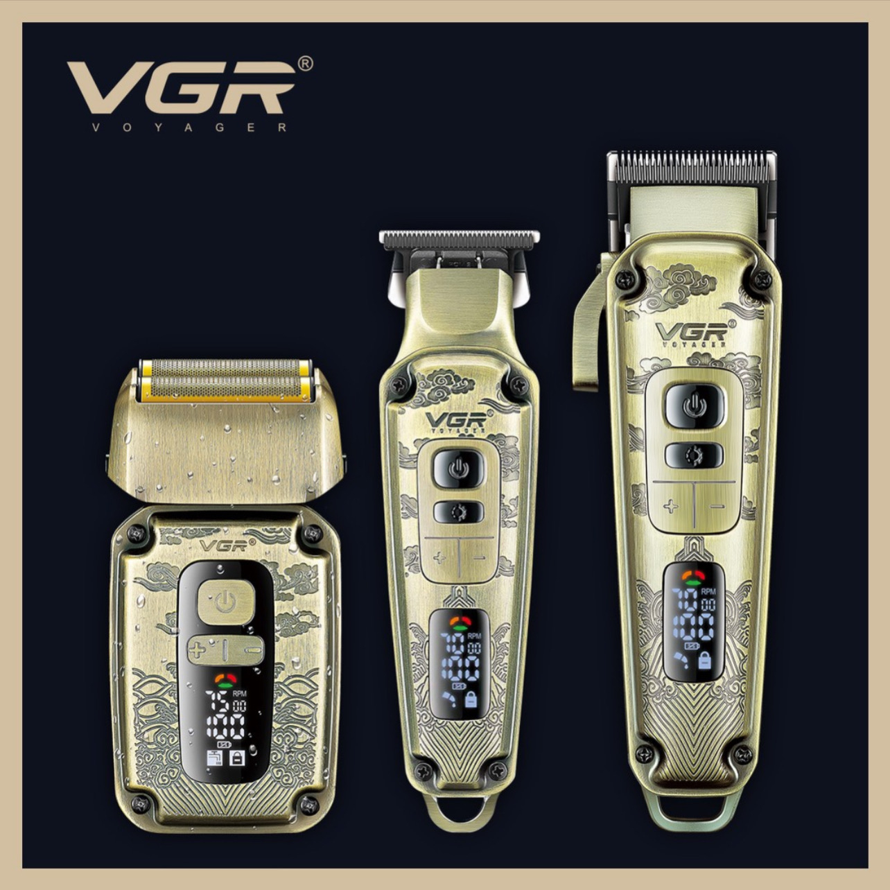ماشین اصلاح موی سر و صورت وی جی ار مدل V-642