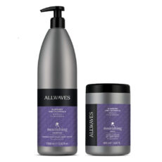 شامپو مغذی آلویوز مدل بلوبری و کالاندولا حجم 1000 میلی لیتر به همراه ماسک مو