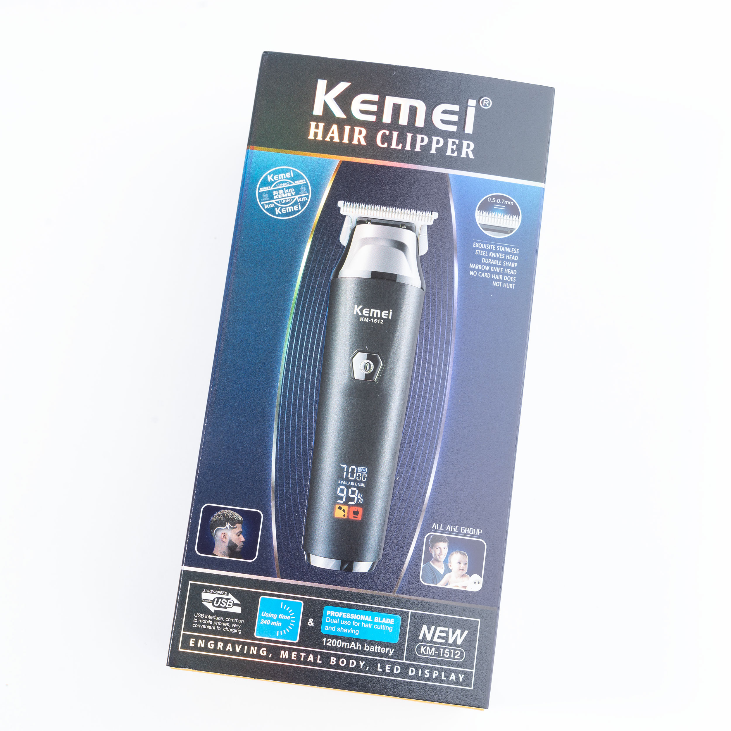 ماشین اصلاح موی سر و صورت کیمی مدل KM-1512