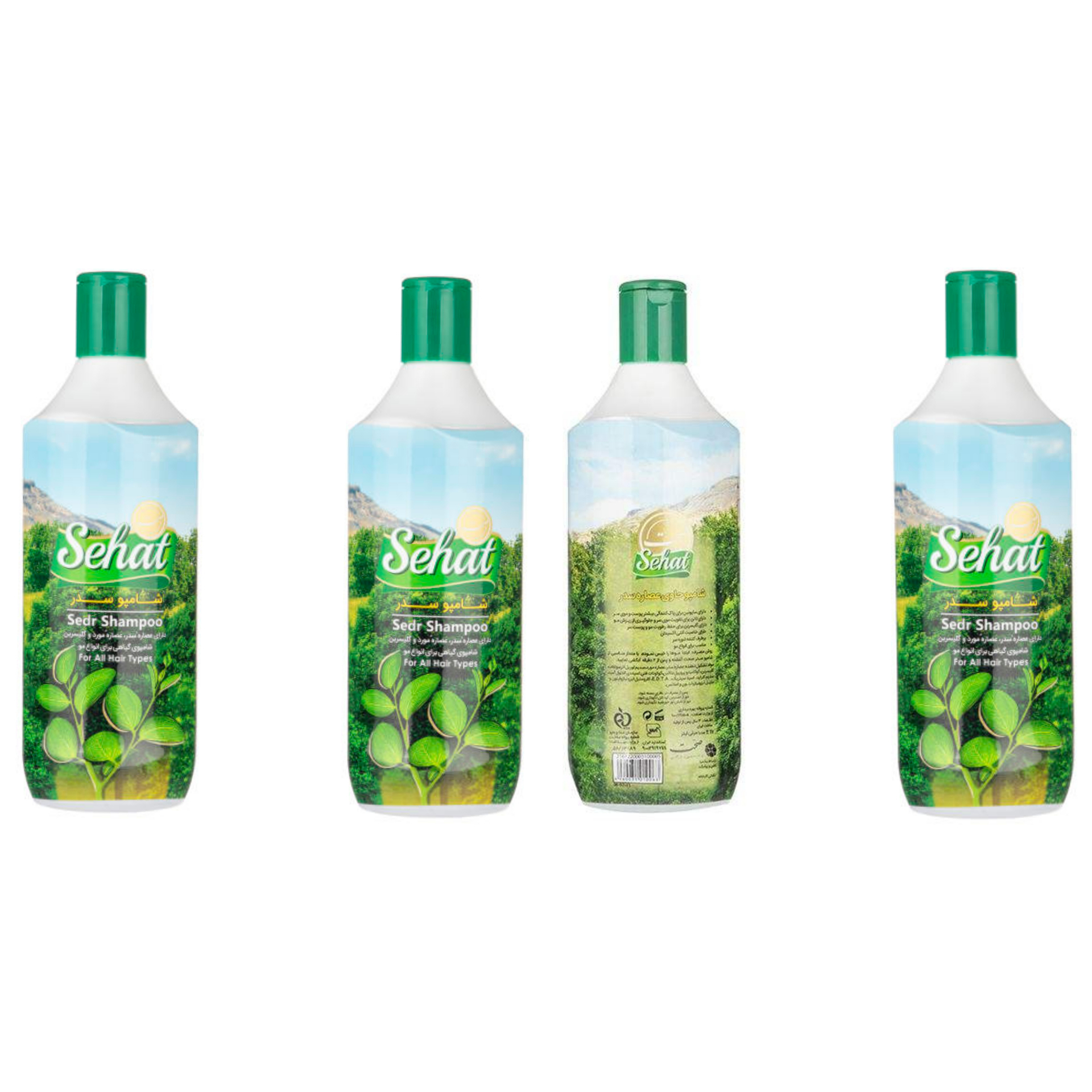 شامپو مو صحت مدل سدر حجم 1000 میلی لیتر مجموعه 4 عددی