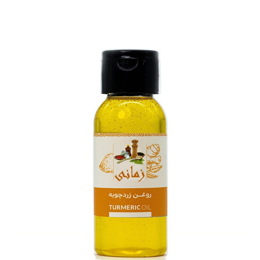 روغن زردچوبه زمانی مدل پرس سرد - 500 میلی لیتر