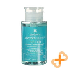 محلول پاک کننده آرایش صورت سسدرما مدل sebum حجم 200 میلی لیتر