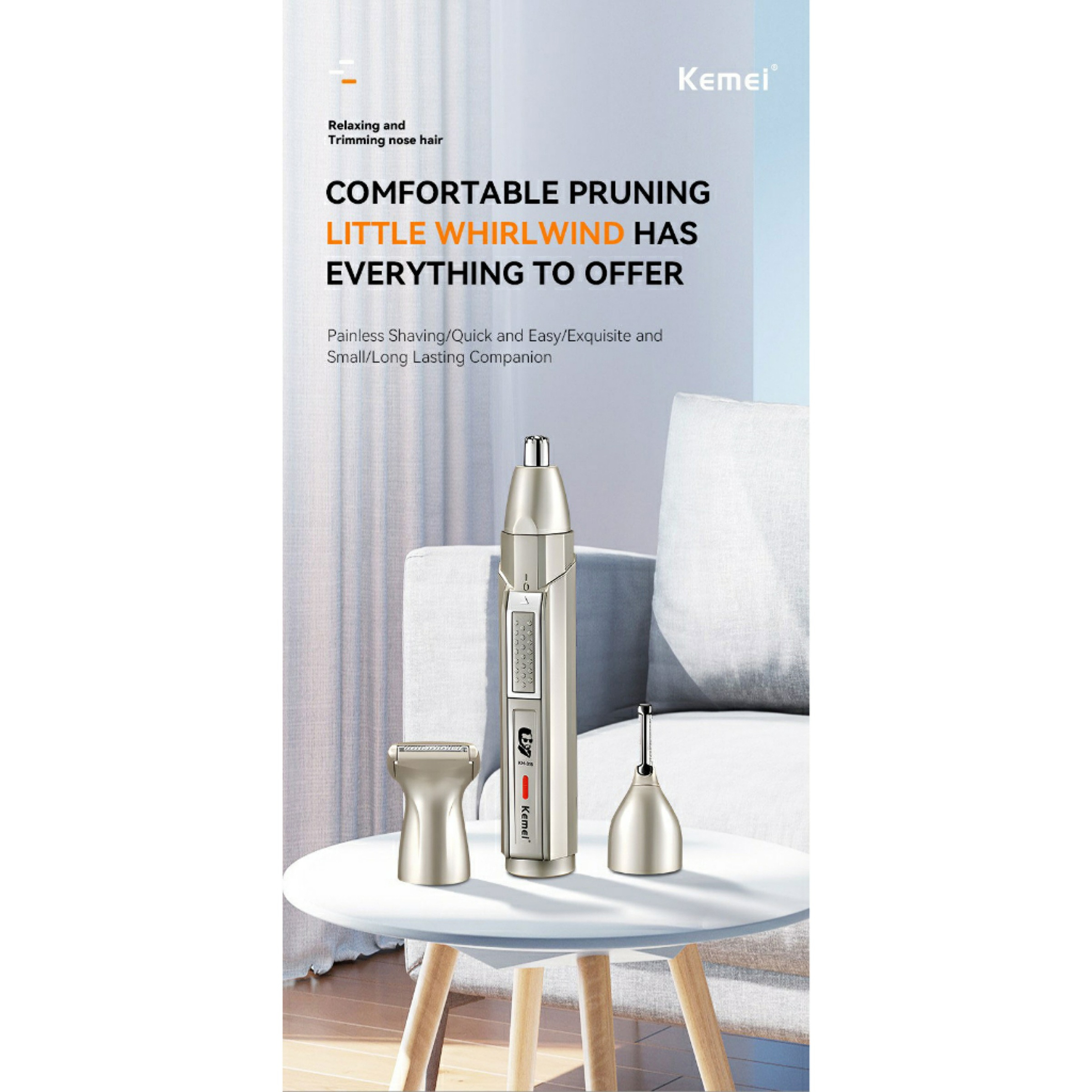 موزن گوش و بینی و خط زن کیمی مدل km-315