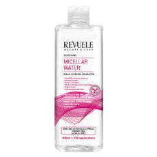 محلول پاک کننده آرایش صورت رووئله مدل soothing حجم 400 میلی لیتر