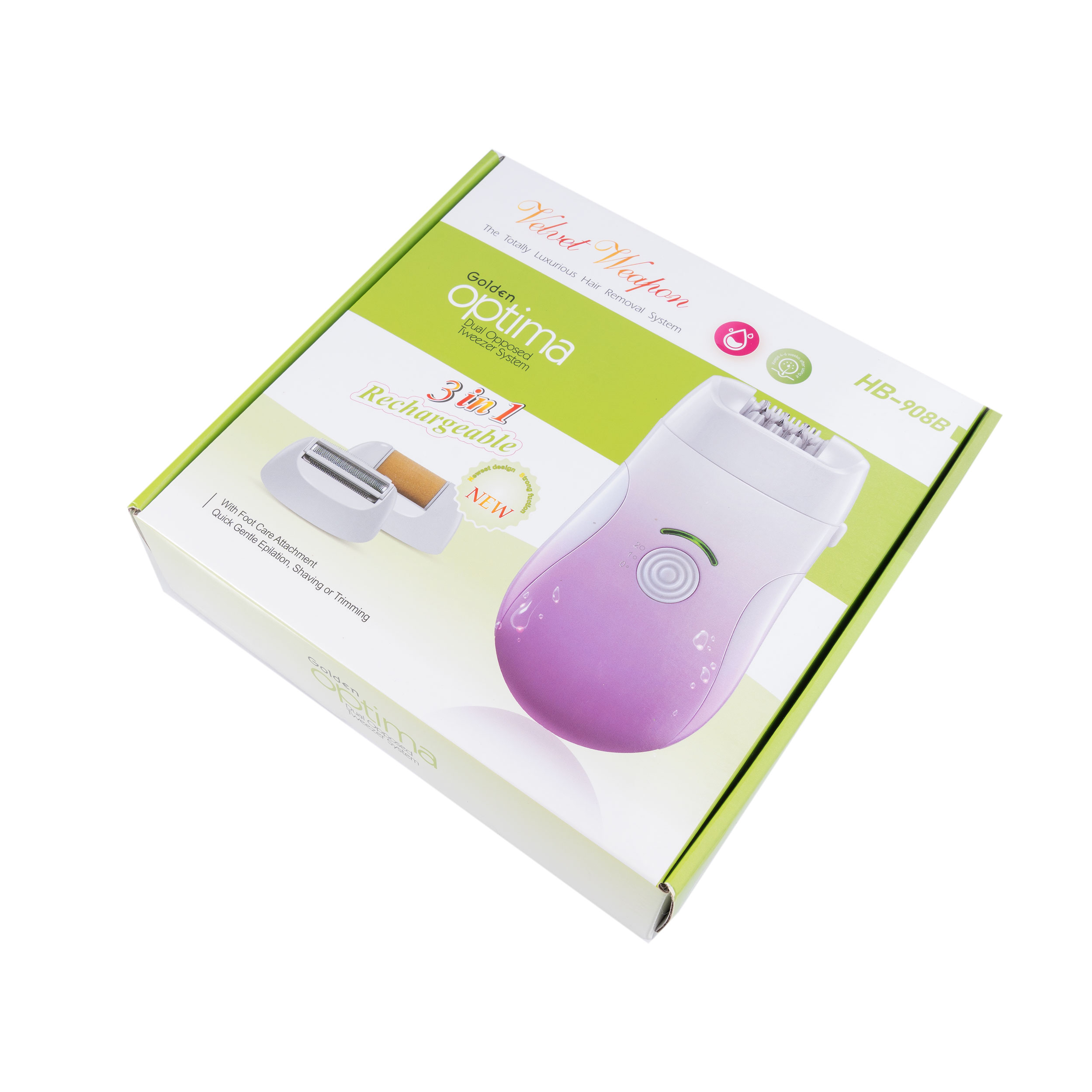 ست اصلاح موی بدن بانوان ولوت ویپن مدل HB-908B