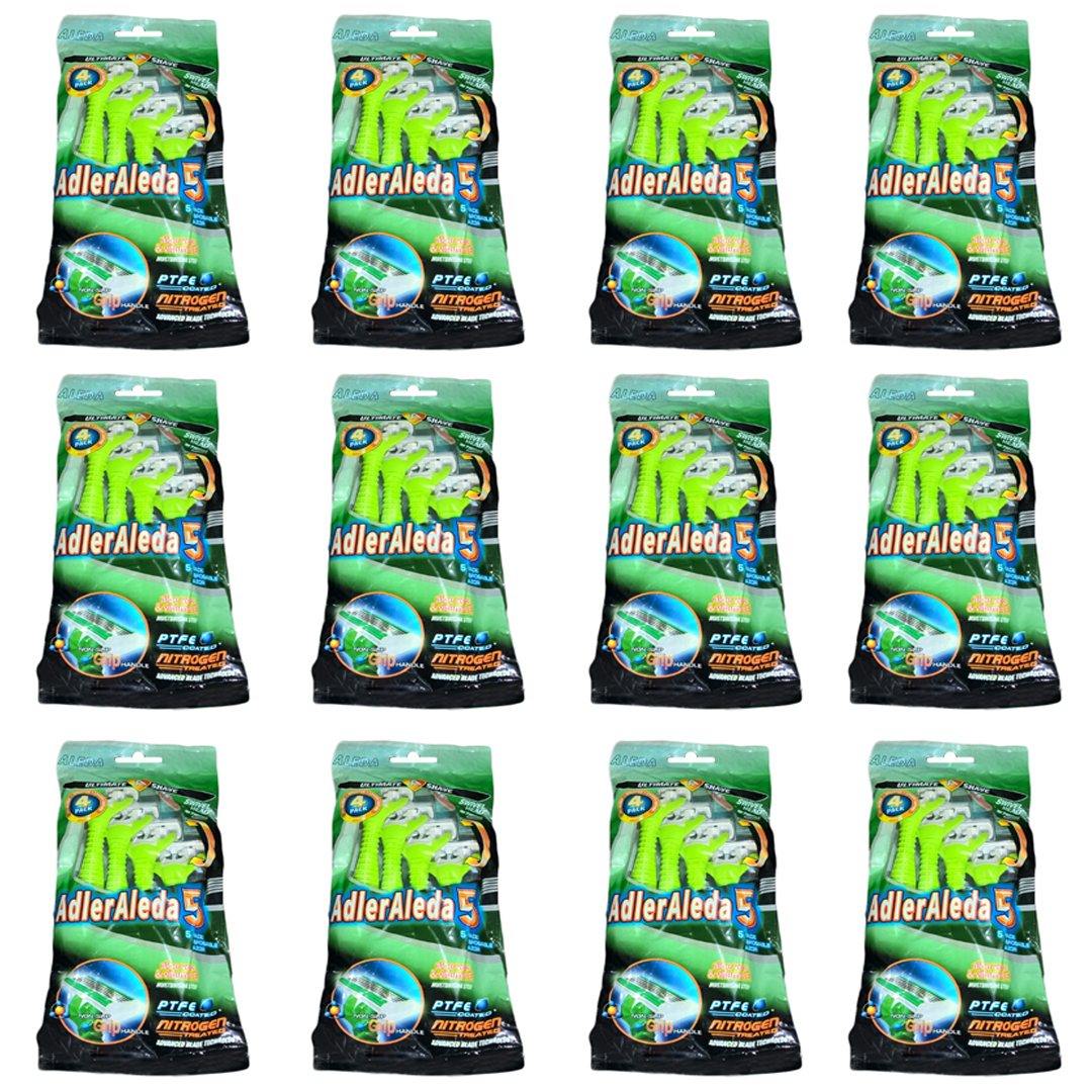 خود تراش ادلر الدا مدل MEF دوازده بسته 4 عددی