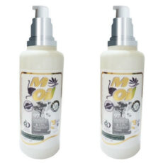 لوسیون بدن ام اویل مدل روغن شترمرغ حجم 110 میلی لیتر مجموعه 2 عددی