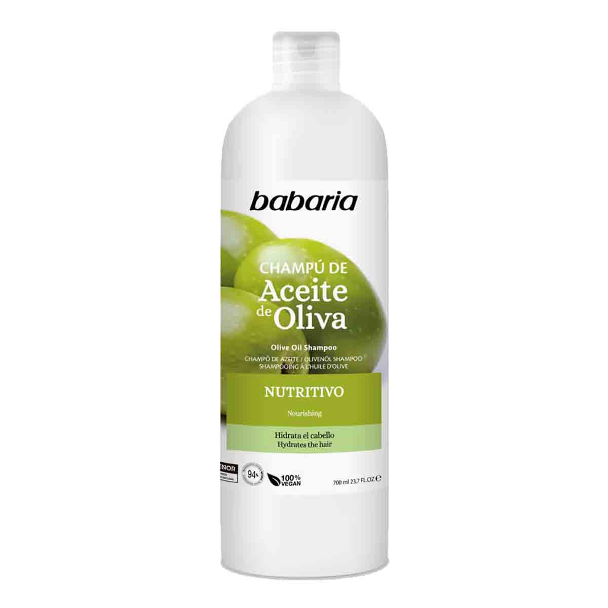 شامپو مو باباریا مدل زيتون حجم 700 میلی لیتر