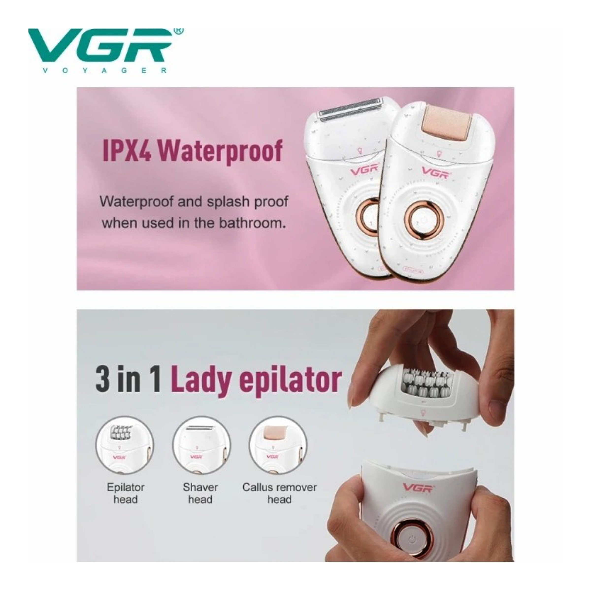 اپیلاتور وی جی ار مدل V-739