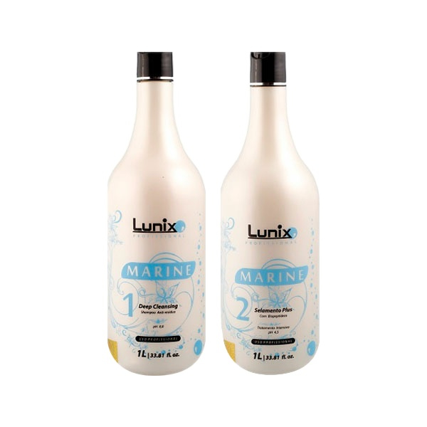 کراتین مو لونیکس مدل 300 حجم 1000 میلی لیتر مجموعه 2 عددی