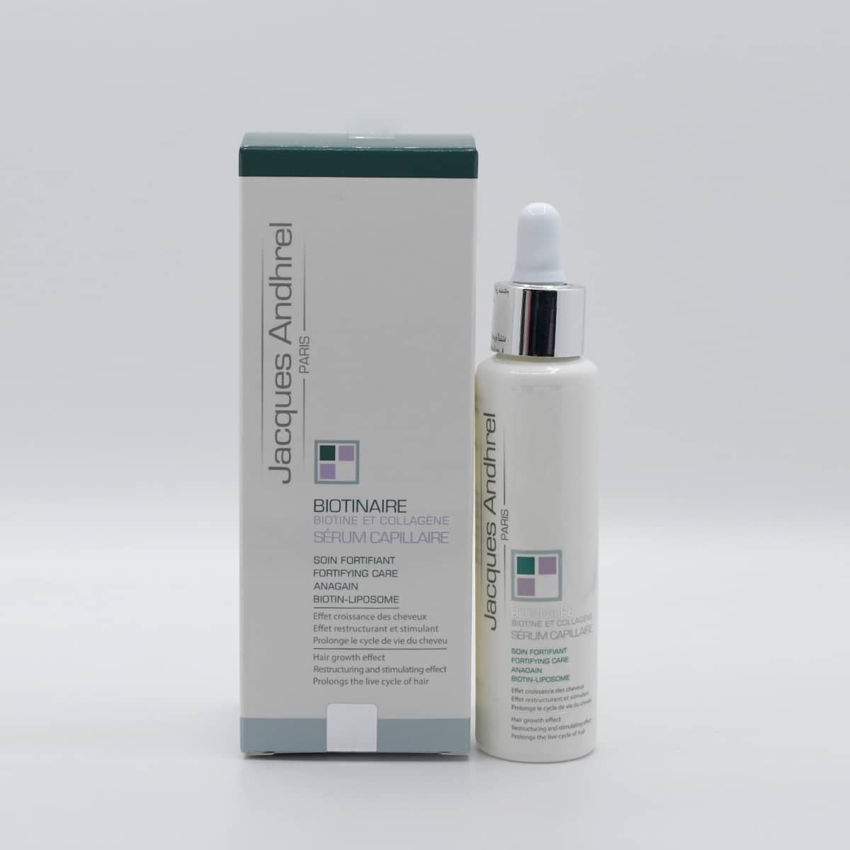 سرم مو ژاک آندرل پاریس مدل Biotinaire حجم 50 میلی لیتر