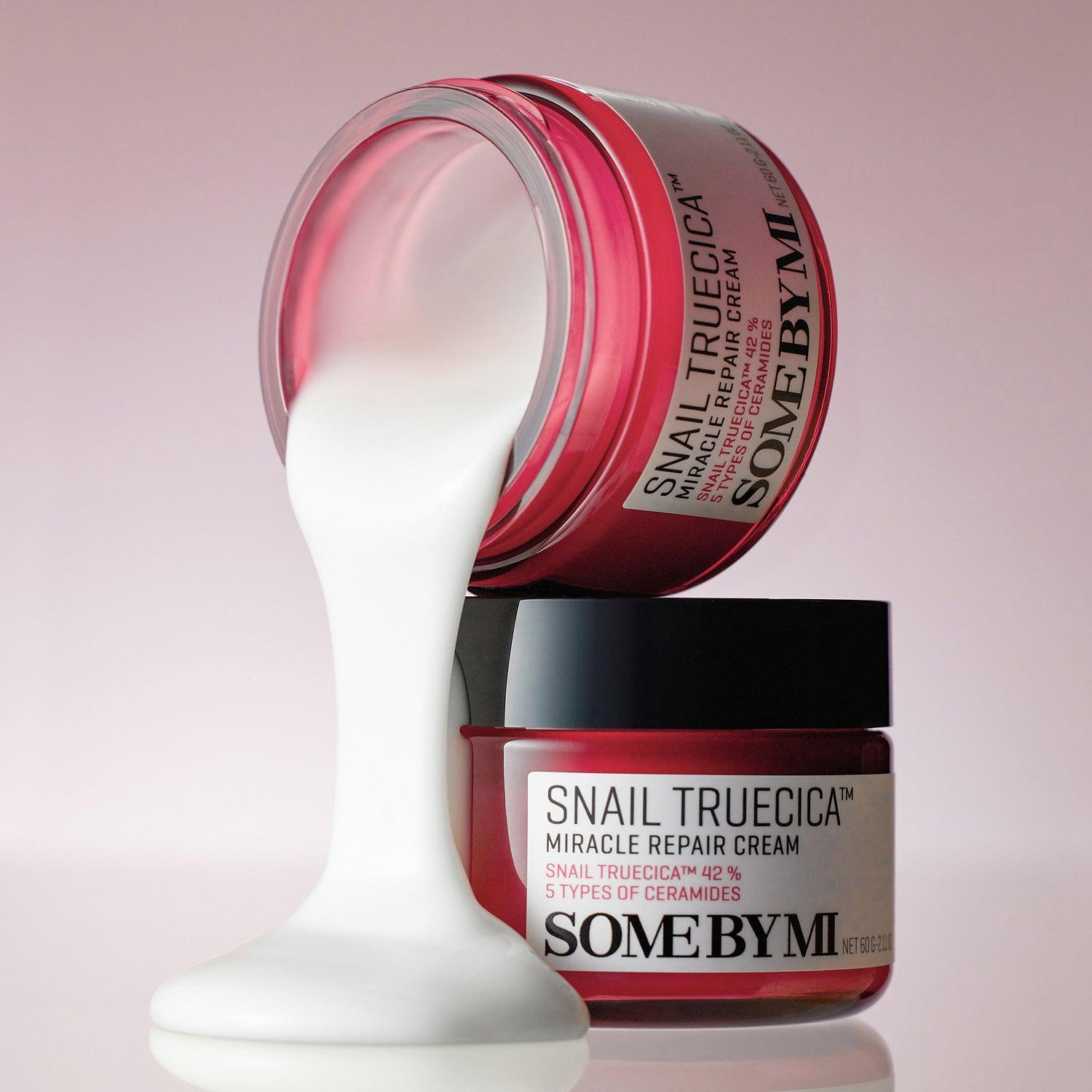 کرم ترمیم کننده سام بای می مدل snail truecica حجم 60 میلی لیتر