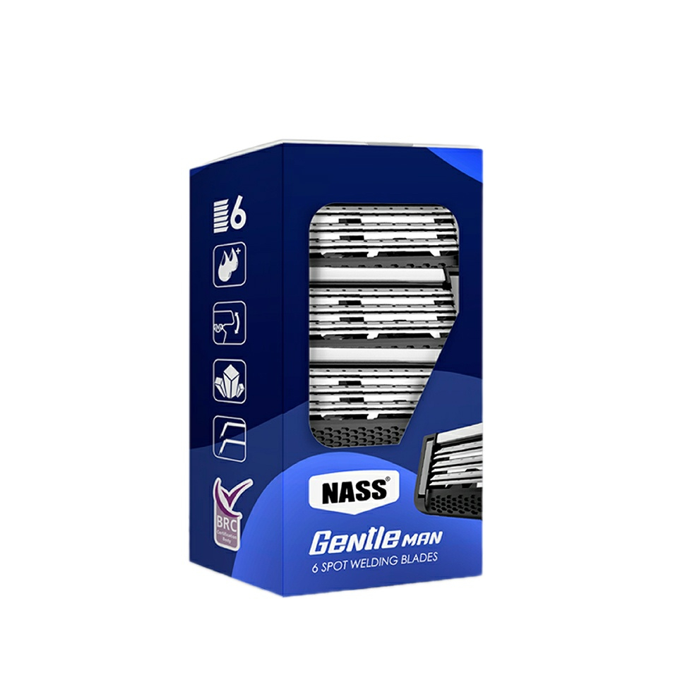 تیغ یدک ناس مدل Gentle man بسته 4 عددی