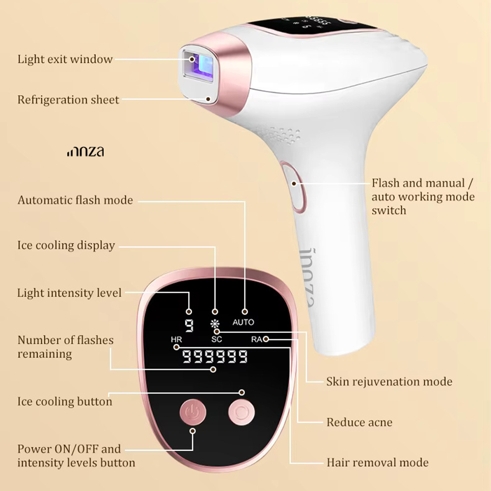 لیزر موهای زائد بدن اینزا مدل Y-1104