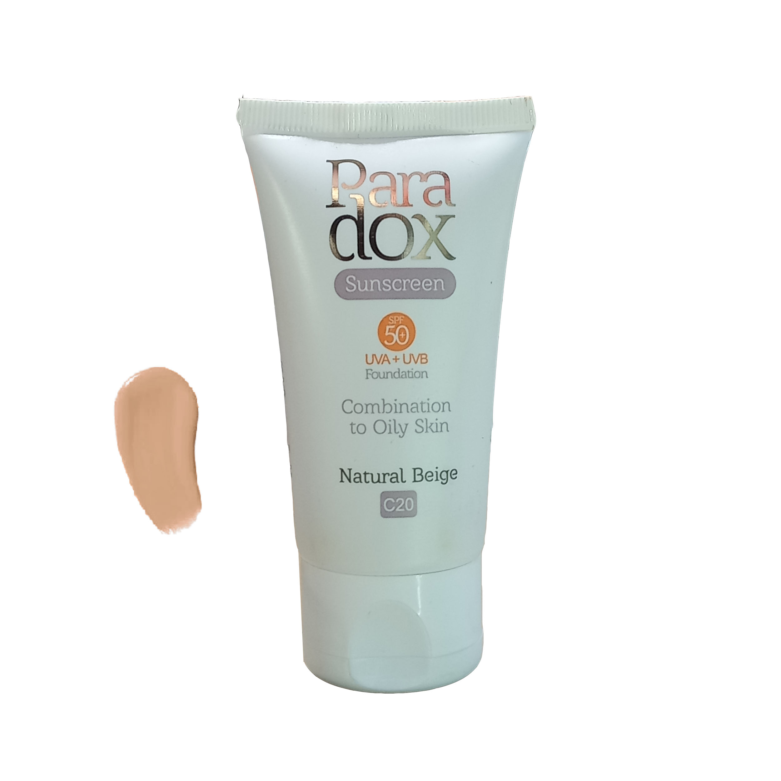 کرم ضد آفتاب رنگی پارادوکس SPF 50 مدل 1 ‌مناسب پوست‌های مختلط و چرب حجم 40 میلی‌لیتر