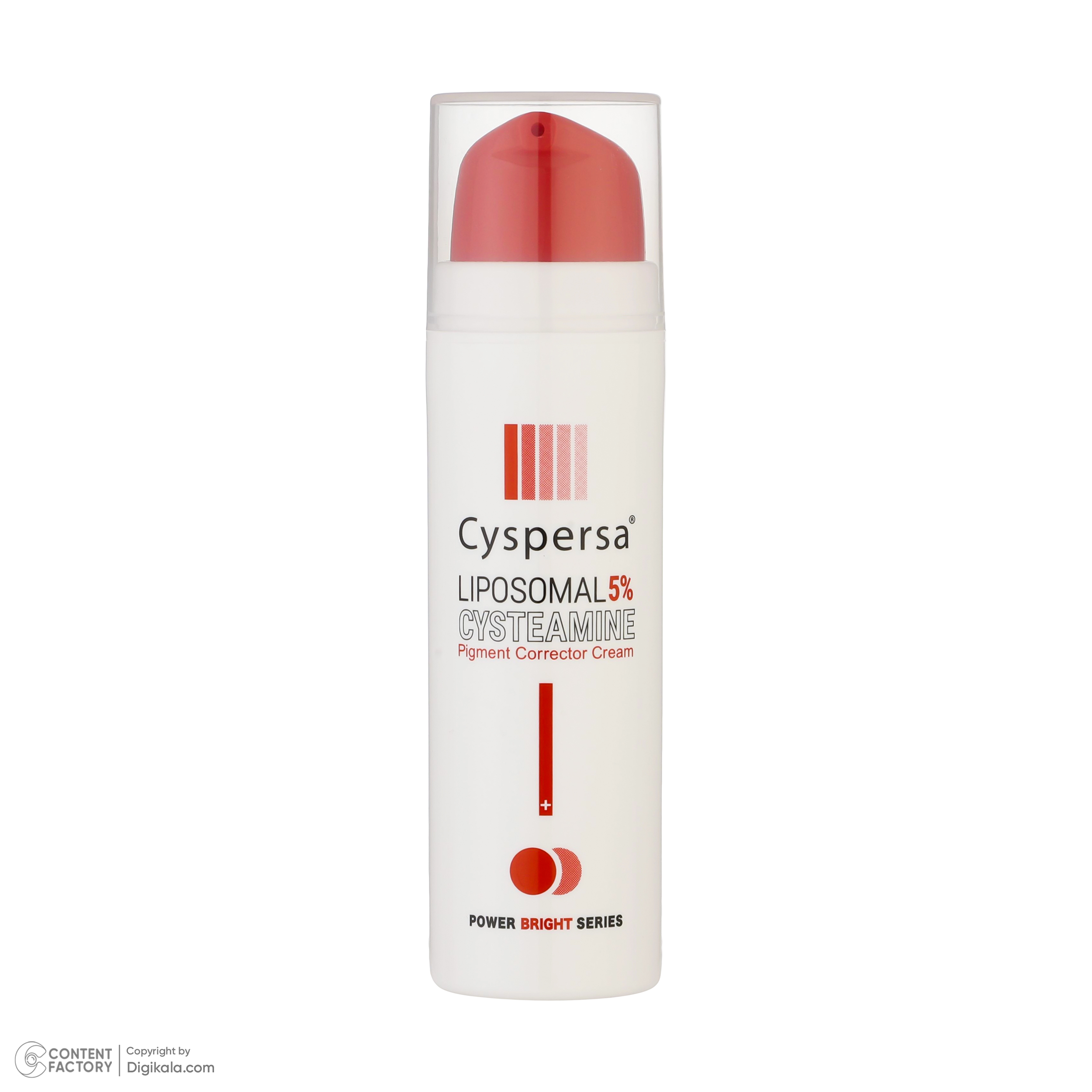 کرم ضدلک سیسپرسا مدل سیستئامین حجم 50 میلی لیتر