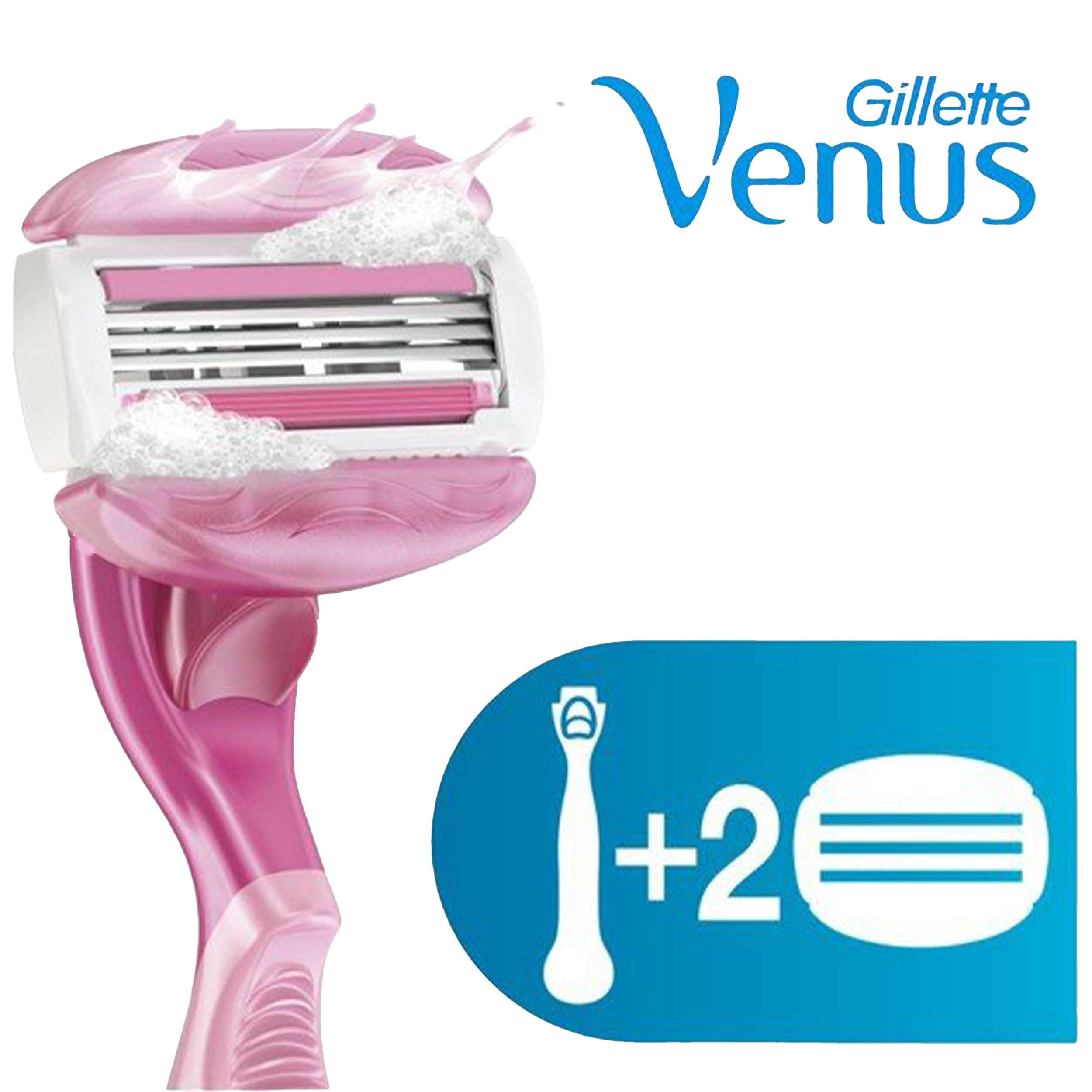 خودتراش ژيلت مدل Venus_Spa به همراه تیغ یدک بسته 2 عددی