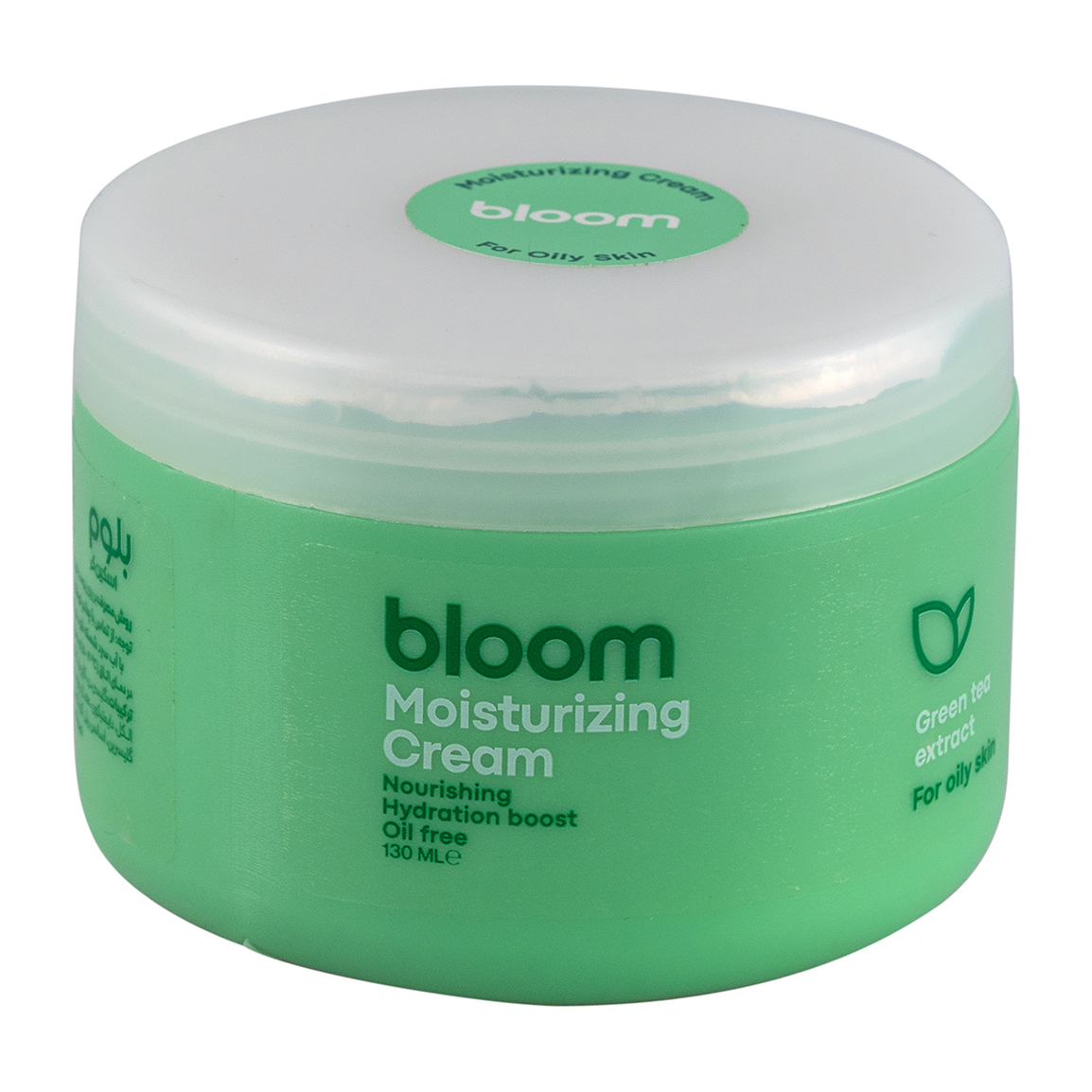 کرم آبرسان و مرطوب کننده دست و صورت بلوم مدل عصاره چای سبز مناسب برای پوست چرب حجم 130 میلی لیتر بسته 3 عددی