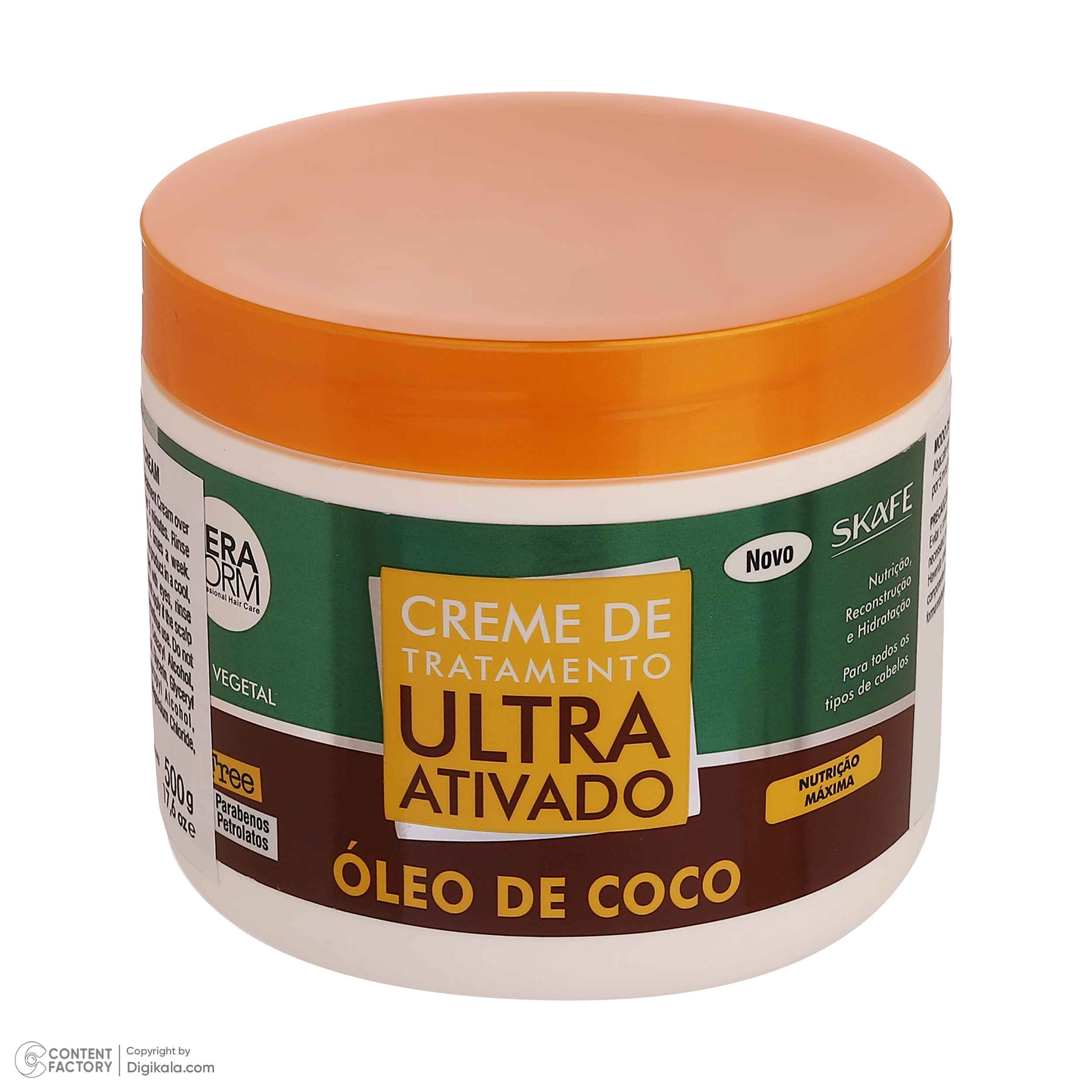 ماسک تقویت کننده مو اسکیف مدل نارگیل مناسب برای موهای خشک و دارای شوره وزن 500 گرم