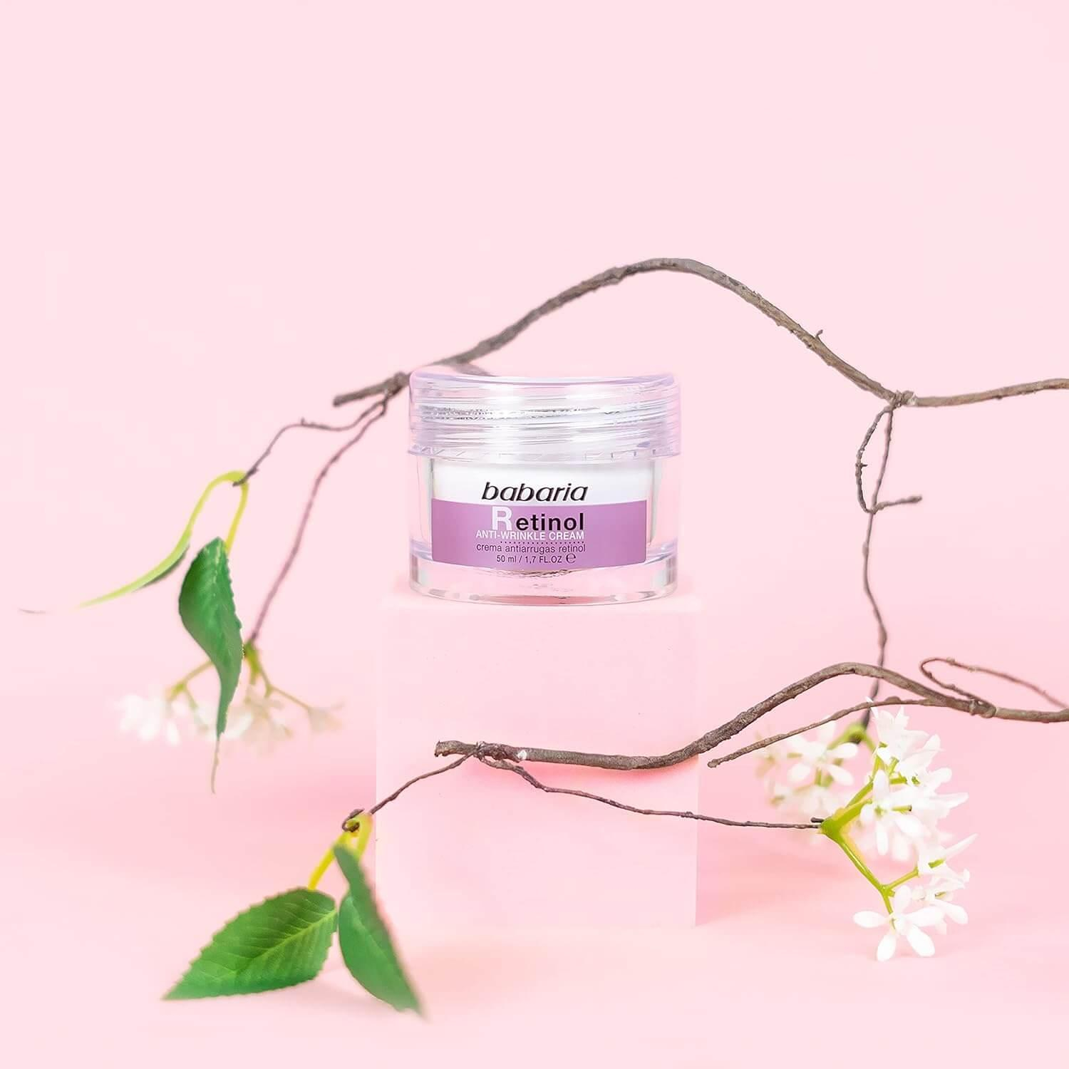 کرم ضد چروک صورت باباریا مدل رتینول حجم 50 میلی لیتر